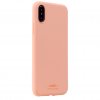 iPhone X/Xs Cover Silikone Pink Peach