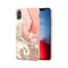 iPhone Xs Max Cover Pink Marble Gold