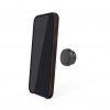 Magnetic Leather Case för iPhone 12/12 Pro Sort