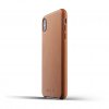 iPhone Xs Max Cover Full Leather Case Tan