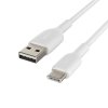 Kabel BOOST↑CHARGE USB-A till USB-C 2 meter Hvid