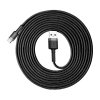 Kabel Cafule Cable USB-A/USB-C 3m Grå Sort