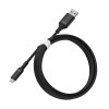 Kabel Micro-USB/USB-A 2m Sort