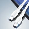 Kabel USB-C PD 60W 1m Hvid