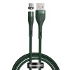 Kabel Zinc Magnetic Micro-USB 1 m Grøn