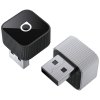 Mini Cube Trådløs CarPlay/Android Auto Adapter Sølv