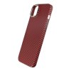 iPhone 14 Pro Cover Kulfibermønster Rød