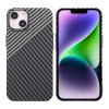 iPhone 14 Cover Kulfibermønster Sort Hvid
