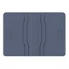 Kortholder Card Wallet Snap Leather Blå