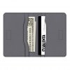 Kortholder Card Wallet Snap Leather Grå