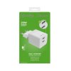 Oplader 2xUSB-C 20W Hvid
