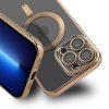 iPhone 13 Pro Max Cover Glitter Transparent MagSafe Guld