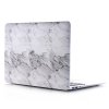 Macbook Air 13 (A1932. A2179) Cover Marmor Hvid