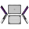 MacBook Pro 14 M1 (A2442)/M2 (A2779) Cover Sort Kant Transparent Klar