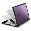 MacBook Pro 14 M1 (A2442)/M2 (A2779) Cover Sort Kant Transparent Lilla