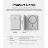 Magnetic Stand Slot Card Holder MagSafe Clear & Light Gray