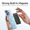 MagSafe Kortholder Magnetic Leather Wallet Sort