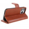 iPhone 14 Pro Etui Essential Leather Maple Brown