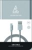 Micro-USB Kabel 1m Metalic Sølv