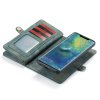 Mobilplånbok till Huawei Mate 20 Pro Bondet læder TPU Löstagbart Cover Blå