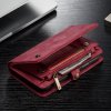 Mobilplånbok till Huawei P20 Pro Bondet læder TPU Löstagbart Cover Rød