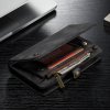 Mobilplånbok till Huawei P20 Pro Bondet læder TPU Löstagbart Cover Sort