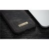 Mobilplånbok till Huawei P20 Pro Bondet læder TPU Löstagbart Cover Sort