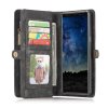 Mobilplånbok till Samsung Galaxy Note 9 Bondet læder TPU Löstagbart Cover Sort