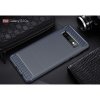 MobilCover till Samsung Galaxy S10 Plus Børstet Kulfibertekstur Mørkeblå