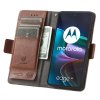 Motorola Edge 30 Etui Stripe Mørkebrun