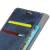 Motorola Moto G6 Play / E5 Plånboksetui Vintage PU-læder Mørkeblå