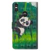 Motorola One Plånboksetui PU-læder Motiv Panda på BambuTræd