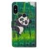 Motorola One Plånboksetui PU-læder Motiv Panda på BambuTræd
