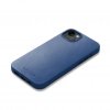 iPhone 14 Plus Cover Full Leather Case MagSafe Monaco Blue