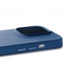 iPhone 14 Pro Cover Full Leather Case MagSafe Monaco Blue