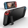 Nintendo Switch Etui Børstet Kulfibertekstur Sort