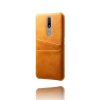 Nokia 2.4 Cover Kortholder til to kort Orange