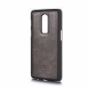 OnePlus 6 Plånboksetui Löstagbart Cover Mørkebrun
