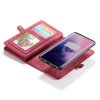OnePlus 7 Pro Mobilplånbok Kortholder Löstagbart Cover Rød