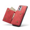 OnePlus 9 Pro Cover M1 Series Aftageligt Kortholder Rød