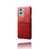 OnePlus 9 Pro Cover Kortholder til to kort Rød