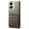 OnePlus Nord 2T Cover med Kortholder til to kort Grå