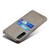 OnePlus Nord CE 5G Cover Kortholder til to kort Grå