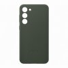 Original Galaxy S23 Plus Cover Leather Cover Grøn