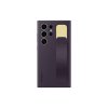 Original Galaxy S24 Ultra Cover Standing Grip Case Dark Violet