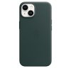 Original iPhone 14 Plus Cover Leather Case MagSafe Forest Green