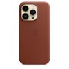 Original iPhone 14 Pro Max Cover Leather Case MagSafe Umber