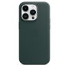 Original iPhone 14 Pro Cover Leather Case MagSafe Forest Green