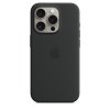 Original iPhone 15 Pro Cover Silikone MagSafe Sort