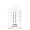 Kabel Fabrik 2.0 60W USB-C til USB-C 1.5m Island Mist